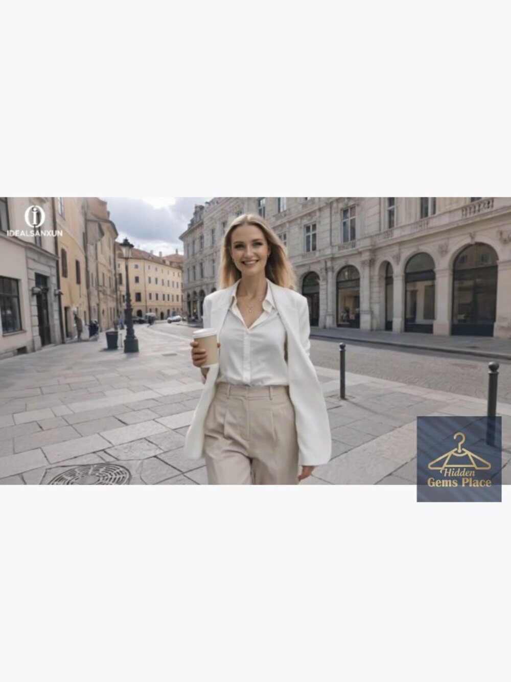 Linen Blazer Women 3/4 Sleeve Casual Lightweight Spring Summer Jacket - Picture 6 of 6